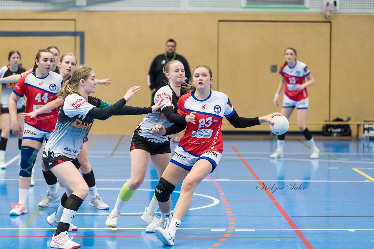 Bild 153 - wBJ HC Quickborn - HSG Tills Loew. : Ergebnis: 19:20